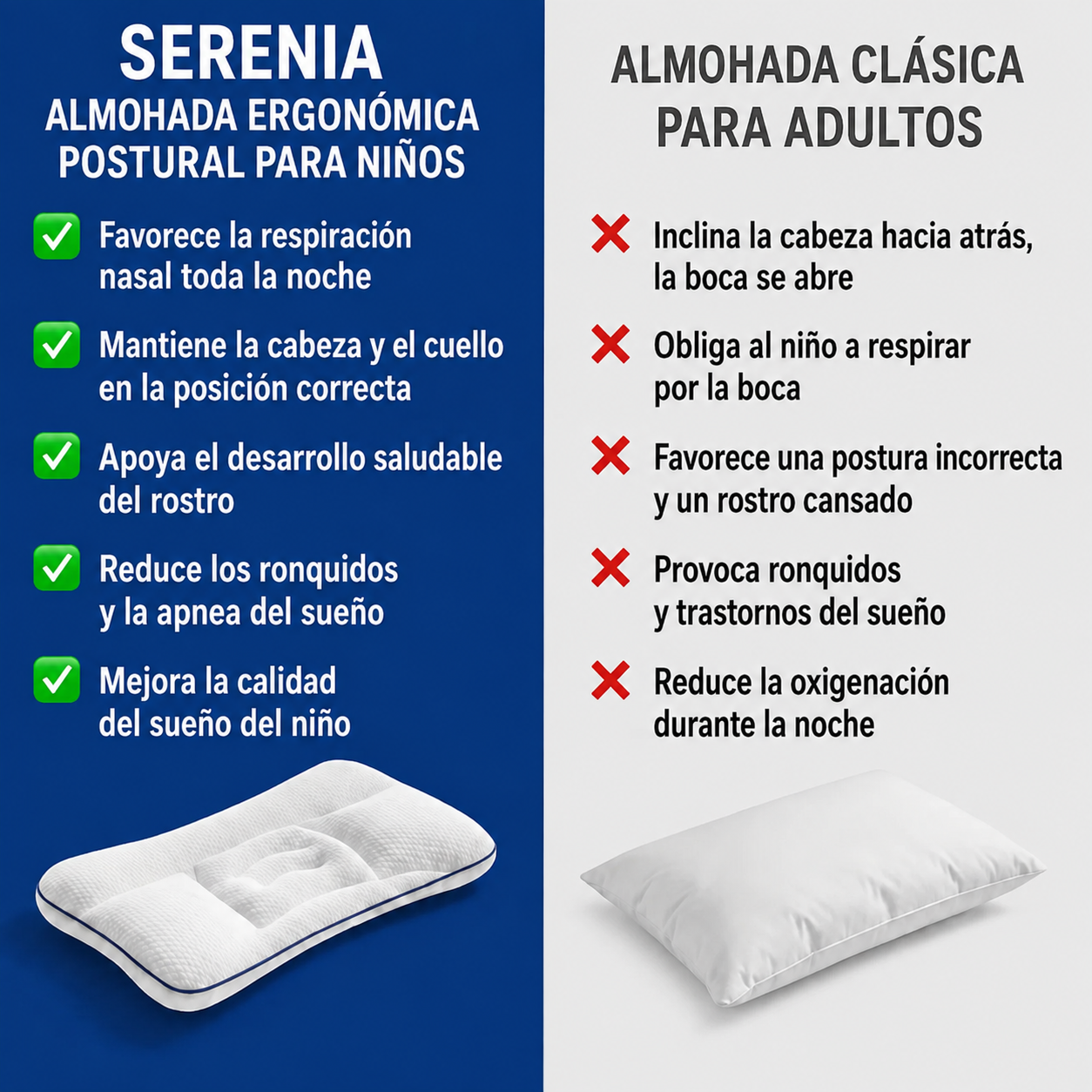 Serenia • Il Cuscino Posturale per Bambini